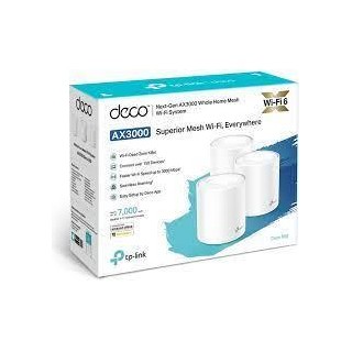 Wireless Router|TP-LINK|Wireless Router|3-pack|3000 Mbps|Mesh|IEEE 802.11a|IEEE 802.11n|IEEE 802.11ac|IEEE 802.11ax|2x10/100/1000M|DECOX60(3-PACK)