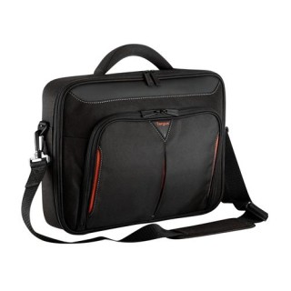 Targus | Classic+ | Fits up to size 15.6 " | Messenger - Briefcase | Black/Red | Shoulder strap