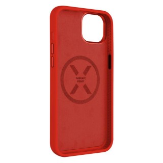 Fixed | MagFlow | Back cover | Apple | iPhone 15 Plus | Liquid silicon | Red