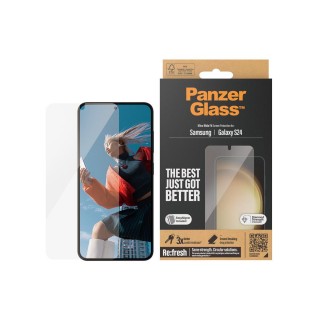 PanzerGlass | Screen protector | Samsung | Galaxy S24 | Polyethylene terephthalate (PET) | Transparent | Ultra-Wide Fit wA