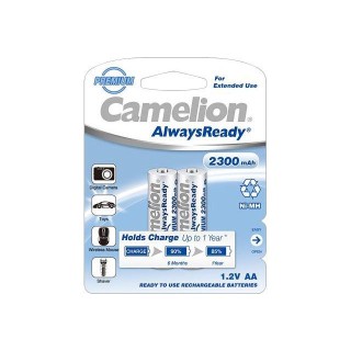 Camelion | AA/HR6 | 2300 mAh | AlwaysReady Rechargeable Batteries Ni-MH | 2 pc(s)