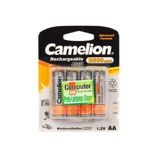 Camelion | AA/HR6 | 2500 mAh | Rechargeable Batteries Ni-MH | 4 pc(s)