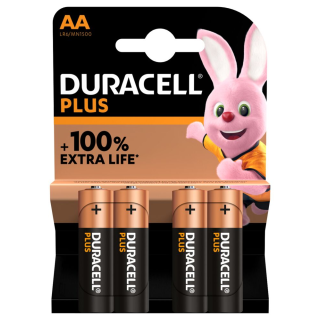 Duracell | Plus MN1500 | AA | Alkaline | 4 pc(s)
