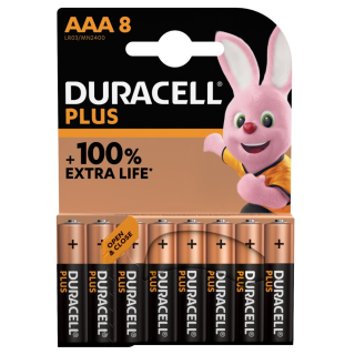 Duracell | Plus MN2400 | AAA | Alkaline | 8 pc(s)