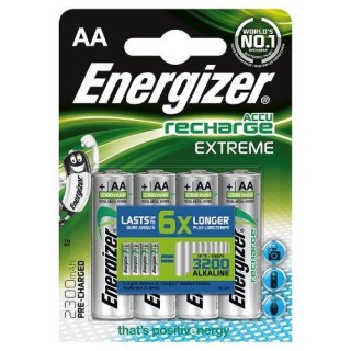 Energizer | AA/HR6 | 2300 mAh | Rechargeable Accu Extreme Ni-MH | 4 pc(s)