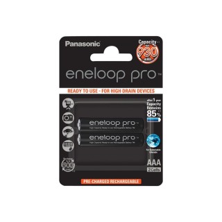 Panasonic | AAA | 930 mAh | 2 pc(s) | ENELOOP Pro BK-4HCDE/2BE