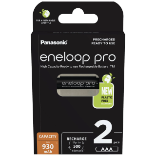 Panasonic | ENELOOP Pro BK-4HCDE/2BE | AAA | 930 mAh | 2 pc(s)