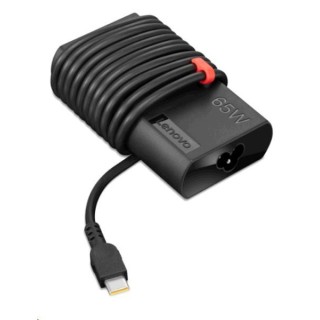 Lenovo | ThinkPad | 65W Slim | The ThinkPad 65W Slim AC Adapter – USB Type-C is the new adapter designed with slimmer size and cable management. It is your perfect replacement or spare power adapter for your ThinkPad notebooks. | USB Type
