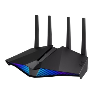 Wifi 6 Dual Band Gigabit Gaming Router | RT-AX82U | 802.11ax | 574+4804 Mbit/s | 10/100/1000 Mbit/s | Ethernet LAN (RJ-45) ports 4 | Mesh Support Yes | MU-MiMO Yes | No mobile broadband | Antenna type External