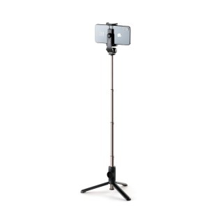 Fixed | Selfie stick With Tripod Snap Lite | No | Yes | Black | 56 cm | Aluminum alloy | Fits: Phones from 50 to 90 mm width; Bluetooth trigger range: 10 m; Selfie stick load capacity: 1000 g; Removable Bluetooth remote trigger with replace
