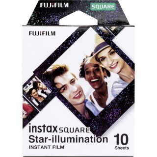 Fujifilm | Instax Square star Illumination Instant film (10pl) | 86 x 72 mm | Print Size: 86mm x 72mm