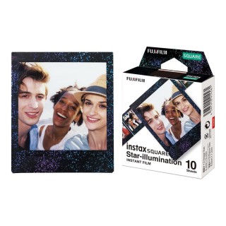 Fujifilm | Instax Square star Illumination Instant film (10pl) | 86 x 72 mm | Print Size: 86mm x 72mm