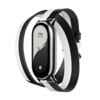 Xiaomi | Smart Band 8 Double | Black/White | PU coated leather | Total length: 140-180mm