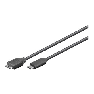 Goobay | Round cable | 67995 | micro-B 3.0 | USB-C (male)