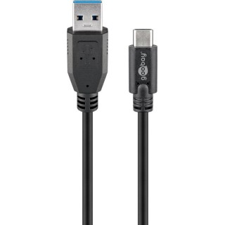 Goobay | Round cable | 67999 | USB 3.0 male (type A) | USB-C male