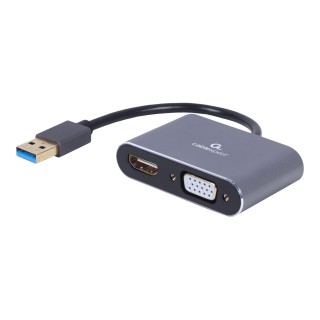Cablexpert USB display adapter | A-USB3-HDMIVGA-01 | 0.15 m | USB 3.0 Type-A