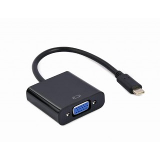 Cablexpert | USB Type-C to VGA adapter cable | A-CM-VGAF-01 | Black | USB Type-C | VGA | 0.15 m