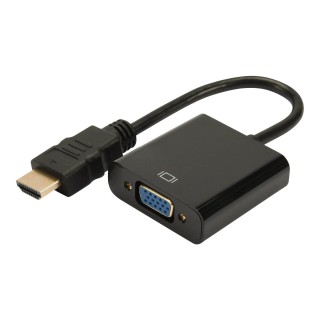 Digitus HDMI to VGA converter adapter | DA-70461 | m | Black