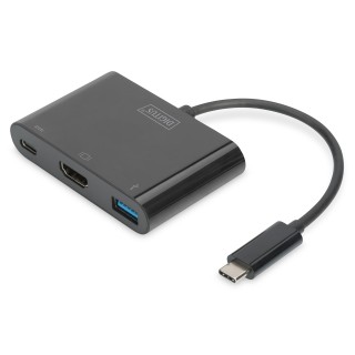 Digitus | USB Type-C HDMI Multiport Adapter | DA-70855 | 0.15 m | Black | USB Type-C