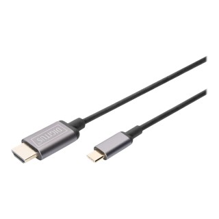 Digitus | USB Type-C to HDMI Adapter | DA-70821 | Black | USB Type-C | 1.8 m