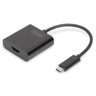 Digitus | USB Type-C to HDMI Adapter | DA-70852 | 0.15 m | Black | USB Type-C