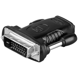 Goobay HDMI female (Type A) | DVI-D male Dual-Link (24+1 pin) | HDMI/DVI-D adaptor