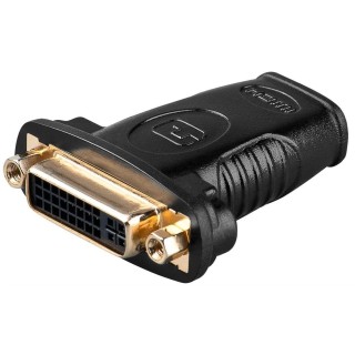 Goobay | Black | HDMI female (Type A) | DVI-I female Dual-Link (24+5 pin) | HDMI/DVI-I adapter