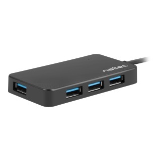 Natec | 4 Port Hub With USB 3.0 | Moth NHU-1342 | 0.15 m | Black