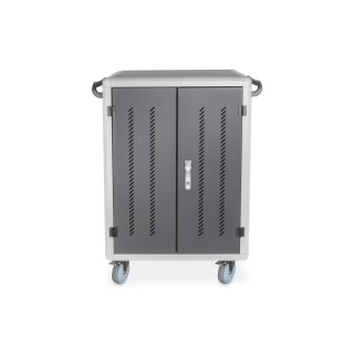 Digitus | Black | Charging Trolley 30 Notebooks / Tablets up to 15.6" | Pressure lock system with swiveling lever handle on the front and back door