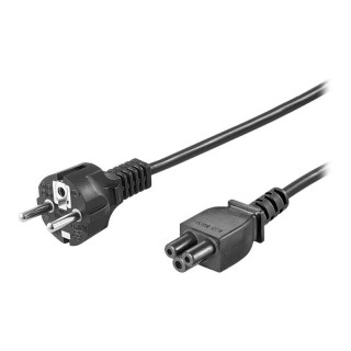 Goobay | Power supply cord (safety plug) | 93586 | Black Safety plug (type F