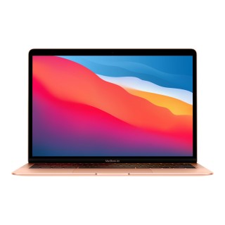 Apple | MacBook Air | Gold | 13.3 " | IPS | 2560 x 1600 | Apple M1 | 8 GB | SSD 256 GB | Apple M1 7-core GPU | Without ODD | macOS | 802.11ax | Bluetooth version 5.0 | Keyboard language English | Keyboard backlit | Warranty 12 month(s) | Ba