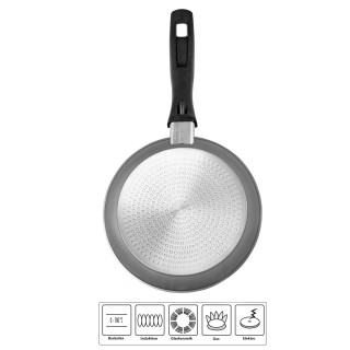 Stoneline | Pan | 6840 | Frying | Diameter 20 cm | Suitable for induction hob | Fixed handle | Anthracite