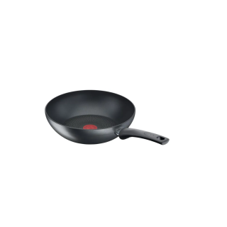 TEFAL | Frying Pan | G2701972 Easy Chef | Wok | Diameter 28 cm | Suitable for induction hob | Fixed handle | Black