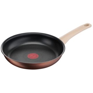TEFAL | Frying Pan | G2540553 Eco-Respect | Frying | Diameter 26 cm | Suitable for induction hob | Fixed handle | Copper