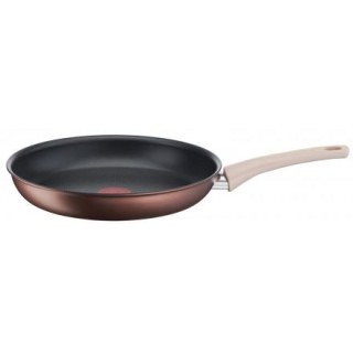 TEFAL | Frying Pan | G2540553 Eco-Respect | Frying | Diameter 26 cm | Suitable for induction hob | Fixed handle | Copper