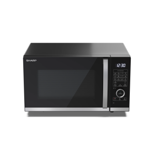 Sharp | YC-QC254AE-B | Microwave Oven with Grill and Convection | Free standing | 25 L | 900 W | Convection | Grill | Black