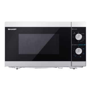 Sharp | YC-MG01E-S | Microwave Oven with Grill | Free standing | 800 W | Grill | Silver