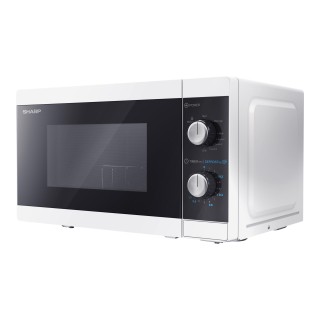 Sharp | Microwave Oven with Grill | YC-MG01E-W | Free standing | 800 W | Grill | White