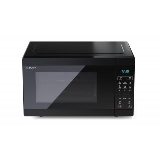 Sharp | Microwave Oven with Grill | YC-MG81E-B | Free standing | 28 L | 900 W | Grill | Black