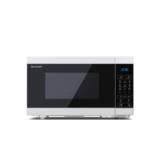 Sharp | Microwave Oven with Grill | YC-MG81E-W | Free standing | 28 L | 900 W | Grill | White