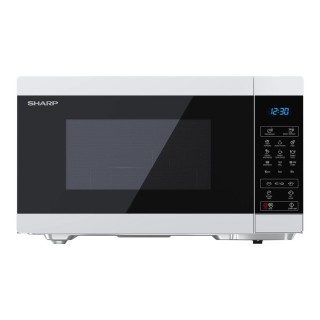 Sharp | Microwave Oven with Grill | YC-MG81E-W | Free standing | 28 L | 900 W | Grill | White