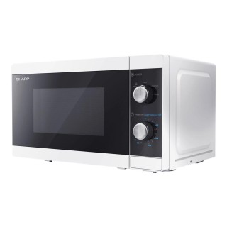 Sharp | Microwave Oven | YC-MS01E-W | Free standing | 800 W | White