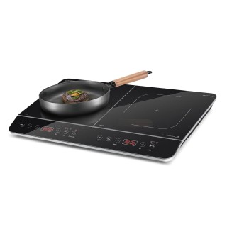 Caso | Hob | Touch 3500 | Induction | Number of burners/cooking zones 2 | Touch control | Timer | Black | Display