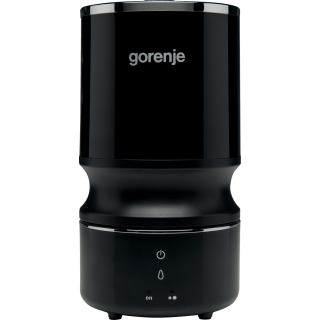 Gorenje | Air Humidifier | H08WB | Humidifier | 22 W | Water tank capacity 0.8 L | Suitable for rooms up to 15 m² | Ultrasonic technology | Black