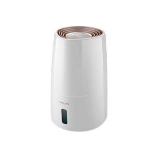 Philips | HU3916/10 | Humidifier | 25 W | Water tank capacity 3 L | Suitable for rooms up to 45 m² | NanoCloud technology | Humidification capacity 300 ml/hr | White/Rose gold