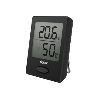Duux | Sense | Black | LCD display | Hygrometer + Thermometer