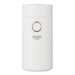 Adler | Coffee grinder | AD4446wg | 150 W | Coffee beans capacity 75 g | Lid safety switch | White