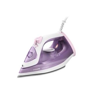 Philips | DST3010/30 3000 Series | Steam Iron | 2000 W | Water tank capacity 300 ml | Continuous steam 30 g/min | Steam boost performance  g/min | Purple/White