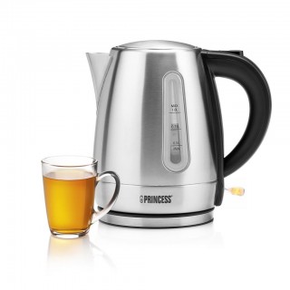 Princess Kettle | 236023 | Electric | 2200 W | 1 L | Stainless Steel | 360° rotational base | Silver