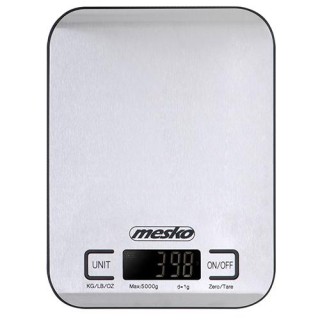 Mesko | Kitchen scale | MS 3169 black | Maximum weight (capacity) 5 kg | Graduation 1 g | Inox/Black